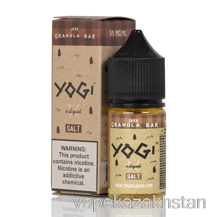 Vape Smoke Java Granola Bar - Yogi Salts E-Liquid - 30mL 35mg